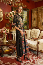 Meadow of Flowers Embroidered Duster Dress