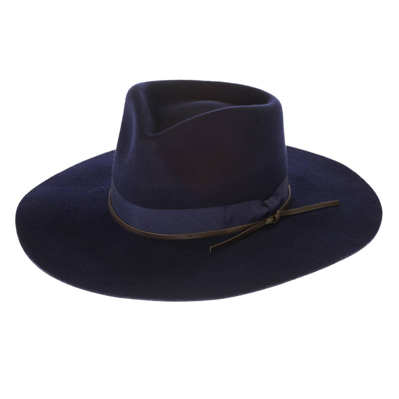 Byron Bay Wool Felt Hat: Grey / Small/Medium