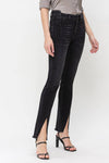 HIGH RISE STACKED WB SLIT HEM SLIM STRAIGHT JEANS F5226: RECTIFY / 29