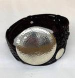BAH26C LEATHER BELT BROWN