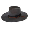 Byron Bay Wool Felt Hat: Grey / Large/Extra Large