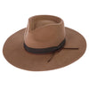 Byron Bay Wool Felt Hat: Tan / Large/Extra Large