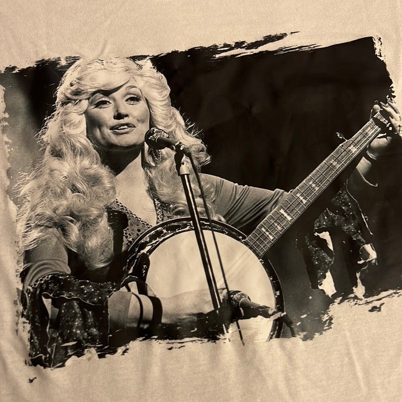 White Dolly Banjo T Shirt
