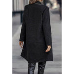 Solid Zipper Thick Knit Fit Suit Coat: GREY / M