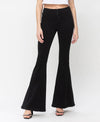 BLACK HIGH RISE SUPER FLARE JEANS LV1149: CLEVERLY / 28