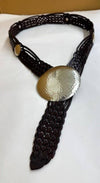 BAH26C LEATHER BELT BROWN