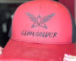 Adult Red Glam Soldier hat