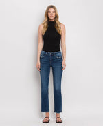 MID RISE ANKLE SLIM STRAIGHT JEANS F4999: WAX PLANT / 30