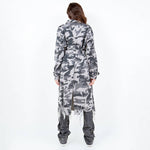 GRAY CAMOUFLAGE TRENCH GREY CAMO