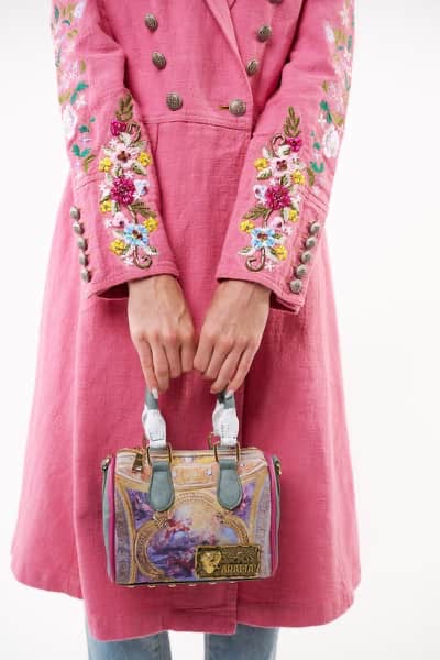 Aratta Pink Rhinestone military coat