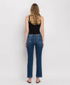 MID RISE ANKLE SLIM STRAIGHT JEANS F4999: WAX PLANT / 30