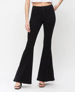 BLACK HIGH RISE SUPER FLARE JEANS LV1149: CLEVERLY / 30