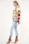 Aratta Carmen Embroidered Jacket: Ivory