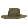 Byron Bay Wool Felt Hat: Grey / Small/Medium