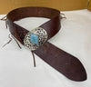 LEATHER BELT WITH FRINGES
