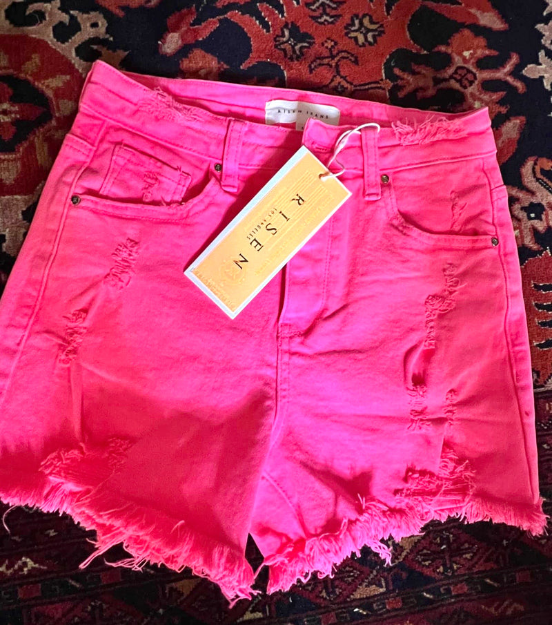 Hot pink Risen shorts