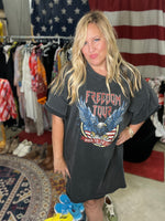Freedom Tour t-shirt dress oversized (plus)