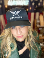 Black Glam Soldier hat