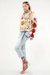 Aratta Carmen Embroidered Jacket: Ivory