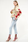 Aratta Carmen Embroidered Jacket: Ivory