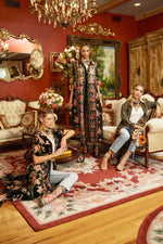 Meadow of Flowers Embroidered Duster Dress