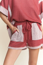 LoopTerry Cont Pocket Shorts HP5720: Neon Pink / S-M-L / 2-2-2