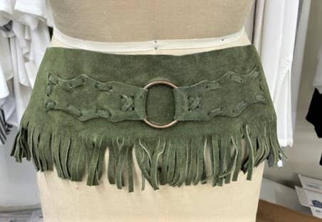 B601 Suede Leather belt