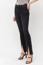 HIGH RISE STACKED WB SLIT HEM SLIM STRAIGHT JEANS F5226: RECTIFY / 29