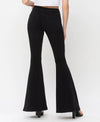 BLACK HIGH RISE SUPER FLARE JEANS LV1149: CLEVERLY / 30