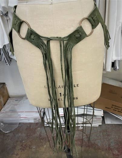 B601 Suede Leather belt