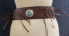 LEATHER BELT WITH FRINGES