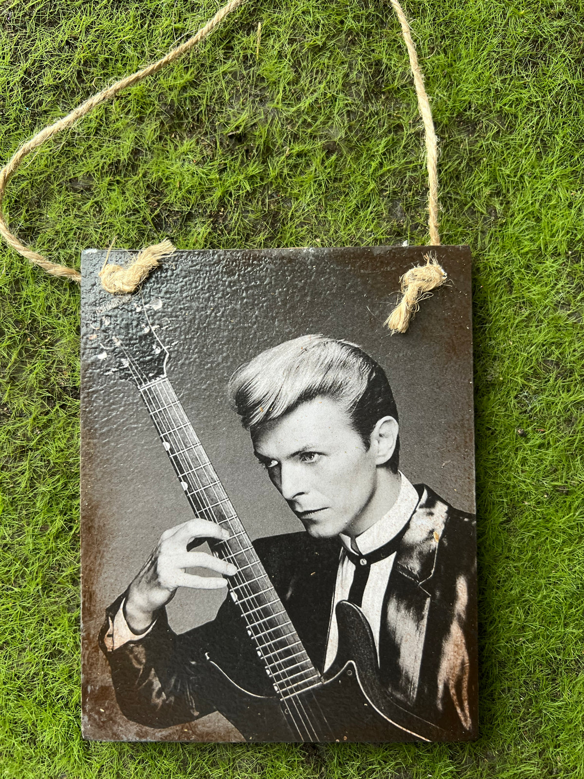 David Bowie and Guitar Ornament